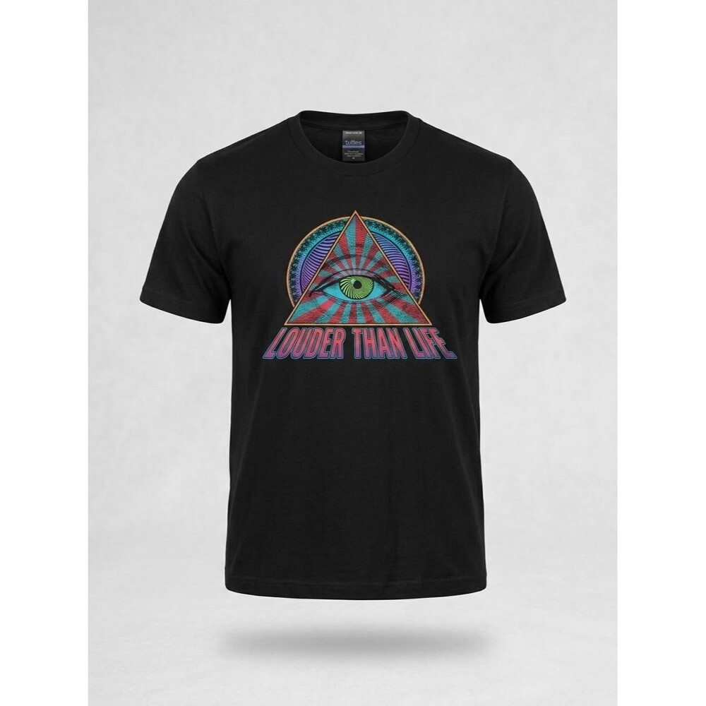Louder Than Life 2022 Music Festival All Seeing Eye Graphic T Shirt Men Medium M